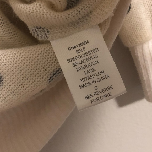 Spoiled lace edged zip polka dot cardigan - Picture 7 of 7